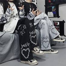 Harajuku Y2k Women's pants characters Anime pattern Hip Hop trouser suits women streetwear elastic waist jogger 2021 clothes 2024 - buy cheap