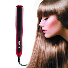 Electric Fast Heating Hair Straightener Brush Hairstyling Straighter Comb Ceramic Style Salon Straight Hairbrush Flat Iron Wand 2024 - buy cheap