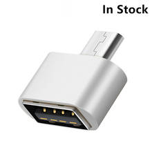 Портативный мини OTG USB кабель OTG адаптер микро USB к USB конвертер для Android планшетного ПК 2024 - купить недорого