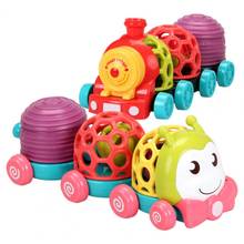 Mini Cute Cartoon Baby Rattle Roll Ball Car Hand Bell Educational Playing Toy 2024 - buy cheap