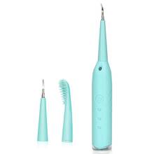 Dental Calculus Remover Teeth Cleaning Device Dental Care Tool Electric Tooth Cleaner ( Device + sanding head + toothbrush head) 2024 - buy cheap