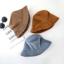 2020 New Faux Fur Fashion Bucket Hats Women Autumn Winter Thicken Warm Fisherman Hat Panama Plush Basin Cap Outdoor Korean Style 2024 - buy cheap