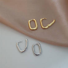 U Oval Stainless Steel Earrings Temperament Is Contracted Geometric Retro Punk Stud Earrings Women Jewelry Gift  Accessories 2024 - buy cheap
