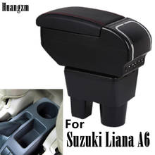 For Suzuki Liana A6 armrest box central Store content box with cup holder ashtray USB Liana A6 armrests box 2024 - buy cheap