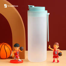 Garrafa de água portátil do curso de vandhome com a palha garrafa plástica do esporte para crianças bebendo a garrafa de leite do suco drinkware leakproof 2024 - compre barato