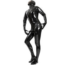 Men Male Latex PVC Catsuit Plus Size 3XL Sexy Wetlook Faux Leather Night Club Full Bodysuit Gay Fetish Erotic Leotard Jumpsuit 2024 - buy cheap