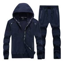 Plus size 7XL 8XL 9XL Spring Autumn Tracksuits Hoodie Men Sweatshirt  Sets Jacket + Pants Casual Clothing Men's Track Suits 2024 - buy cheap