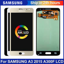 Pantalla LCD Super AMOLED para móvil, repuesto de digitalizador táctil para SAMSUNG Galaxy A3 2015, A300, A300H, A300F, A300FU 2024 - compra barato