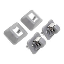 2Pcs Sun Visor Clips Hanger Holder Hook For V W Passat B7 Polo Up Skoda Rapid 12-15 6RD857561 Y20 6R0857561 Y20 Gray Car-styling 2024 - buy cheap