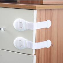 10 Pcs/lot Child Protection Baby Safety Plastic Child Lock Infant Security Door Stopper Castle Drawer Cabinet Toilet Safety Lock 2024 - buy cheap