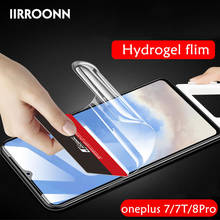 Película protetora de tela de hidrogel, hidrogel, para oneplus 7 8 t pro, 7t pro, 8pro, 7t, 8 t, iirroonn 2024 - compre barato