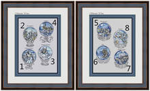 Kits de punto de cruz DIY, conjunto de costura bordada, 11CT/14CT/18CT/25CT/28CT, patrones de bola de cristal contados 2024 - compra barato