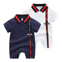 Летняя модная одежда для малышей от двух лет, Женский Детский комбинезон хлопок, летняя тонкая одежда с коротким рукавом для новорожденных 2024 - купить недорого