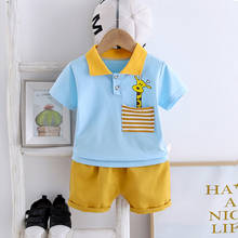 New Baby Boys Girl Summer Cotton Clothes Children T Shirts Cartoon Shorts 2Pcs/sets Infant Kids Fashion Trend Toddler Tracksuits 2024 - buy cheap