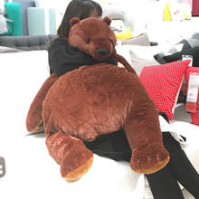 100cm enorme urso marrom pelúcia brinquedos adorável urso de pelúcia pelúcia animal de pelúcia macio boneca travesseiro almofada brinquedos para meninas crianças aniversário 2024 - compre barato