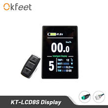 Okfeet Kt-LCD LCD8S eBike 36V 48V Display Electric Bicycle KT LCD8H  Display for Electrice Bike Ebike KT Controller 2024 - buy cheap