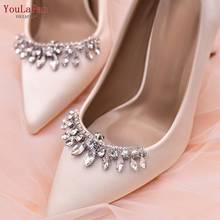 TOPQUEEN X39 Luxury Crystal Shoe Clips Removable Rinestone Shoes Clip Shiny Buckles Wedding Bridal Decoration Accessories 2024 - buy cheap