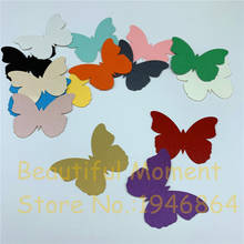 100pieces/lot Multicolor Pearl Paper Confetti Scrapbooking Paper Punch Butterfly inspired Birthday Wedding Party Decoration 2024 - buy cheap