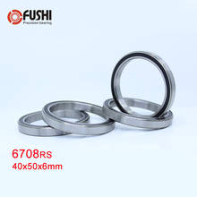 6708 2RS Bearing 40*50*6 mm 4PCS ABEC-1 Slim Thin Section 61708RS 6708 RS Ball Bearings 6708RS 2024 - buy cheap