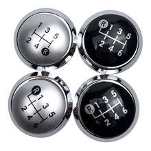 Black / Silver MT Gear Shift Knob Emblem Cap Cover for TOYOTA Corolla 1.8MT 2007-2013 / RAV4 AVENSIS YARIS D4D URBAN ALTIS SCION 2024 - купить недорого