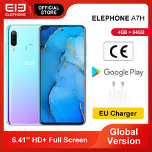 ELEPHONE A7H смартфон Helio P23 Octa Core 4 Гб 64 Гб 6,4 "Экран 13MP тройной камеры заднего Android 9,0 мобильные телефоны 3900 мАч 2024 - купить недорого