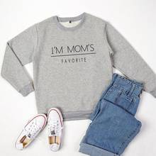 ZBBRDD Im Mom Mothers Day Funny Gift for MAMA Sweatshirt CrewNeck Fashion Full Long Sleeve Top Shirt Cotton Pullover Drop ship 2024 - buy cheap