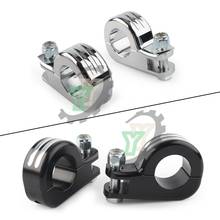 32mm CNC 1-1/4" 1.25" 38MM 1.5" Billet Crash Bar Engine Guard Highway Foot Peg Clamps Mounts For Harley Touring Road Kin 2024 - buy cheap