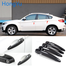 100% real carbon fiber Auto outer door handle cover for BMW x6 E71 E72 xDrive35i xDrive50i M50d xDrive40i 2008-2013 2024 - buy cheap