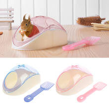 Cute Hamster Bathroom Creative Hamster Sand Bathroom Sand Bath Container With Shovel Pet Cleaning Supplies 2024 - buy cheap