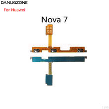 10 unids/lote para Huawei Nova 7 Pro botón de encendido interruptor y volumen arriba/abajo On / Off botón Flex Cable 2024 - compra barato