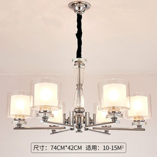 Candelabros Led modernos de cristal, iluminación para sala de estar, lámpara colgante de Metal dorado, accesorio para dormitorio 2024 - compra barato