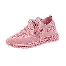 Tenis de malla transpirable para Mujer, zapatillas de deporte ligeras, antideslizantes, planas, 2019 2024 - compra barato