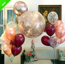 30g/bag 1.5cm Round Balloons Confetti Gold Silver Rose Gold Foil Mulit Colors Gender Reveal Wedding Birthday Party Decoration 2024 - buy cheap
