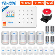 TOWODE WIFI GSM Tuya Smart Alarm System 6 Languages Switchable Phone Remote Control Home Security Motion Detection Alarm Kit 2024 - buy cheap
