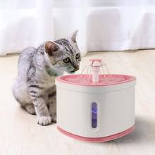 2.0L автоматический водный фонтан для кошек, домашний диспенсер для воды, большая Весенняя миска для кошек, автоматический питатель для кошек, фильтр для напитков 2024 - купить недорого