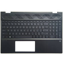 Nuevo teclado de EE. UU. Para portátil HP Pavilion X360 15-CR 15T-CR 15-CR000 15T-CR000, teclado de EE. UU. Con cubierta de reposamanos 2024 - compra barato