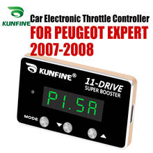 Kunfine-controlador eletrônico de acelerador de carros, peça de ajuste para peugeot expert 2007-2008 2024 - compre barato