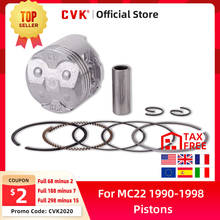 CVK Engine Cylinder Part Piston and Piston Rings Kits For HONDA CBR250RR MC22 CBR22 1990-1998 CBR250 NC22 Motorcycle Accessories 2024 - buy cheap