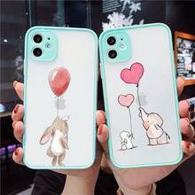 Balloon mouse Elephant rabbit Phone Case Matte  For iPhone 12 Mini 11 Pro XR XS Max 7 8 Plus X Hard PC Back Cover 2024 - buy cheap