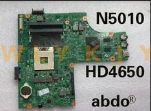 Abdo DELL Inspiron N5010 09909-1 48.4HH01. 011 материнская плата для ноутбука CN-0K2WFF 0K2WFF K2WFF HM57 HD4650 1G DDR3 100% ТЕСТ ОК 2024 - купить недорого