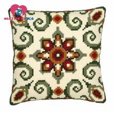 Horse cross-stitch pillow latch hook rug kitsembroidery carpet hook needlework button package crafts do it yourself home decor 2024 - buy cheap