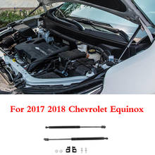 Soporte de motor de capó delantero Equinox para Chevrolet, barra hidráulica de elevación, barras de choque de resorte, estilo de coche, 2017, 2018 2024 - compra barato