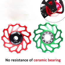 9.3g 11T Ceramic Ball Bearing for Bicycle Rear Derailleur Jockey Wheel MTB Road Bike Super Smooth Guide Pulley 8/9/10 Speed 2024 - buy cheap