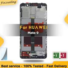 Digitalizador de pantalla táctil para Huawei Mate 9, pantalla LCD con marco Mate9, MHA-L09, piezas de repuesto de pantalla de MHA-L29, 100% de prueba 2024 - compra barato