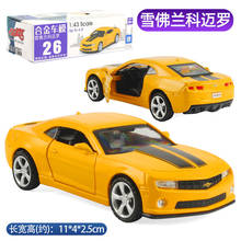 1:43 Scale Licensed Diecast Metal Alloy Collection Luxury Sports Car Model For Camaro Pull Back Toys Vehicle 2024 - buy cheap