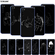 YIMAOC минималистичный линейный сексуальный чехол для телефона для Xiaomi MI 9T 9 8 6 SE F1 CC9 CC9E A3 A2 A1 GO S2 K20 Pro Lite 2024 - купить недорого