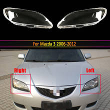 Линза автомобильной фары для Mazda 3 2006 2007 2008 2009 2010 2011 2012, сменная крышка автомобильной фары (седан) 2024 - купить недорого