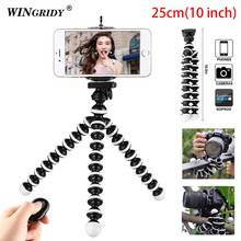 Octopus 10 inch Mini Tripod Bracket Portable Flexible Smartphone Clip Holder Camera Stent Smartphone Tripods Foldable Desktop 2024 - buy cheap