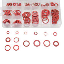 150pcs 10x5 14x10 mix 14 size Steel Flat Pad Insulation Washers Red Paper Meson Gasket Spacer Insulating Spacers Kit 2024 - buy cheap