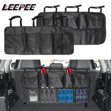 Leepee-organizador do porta-malas do carro, rede de armazenamento para banco traseiro de carro, alta capacidade, multi-uso, oxford 2024 - compre barato